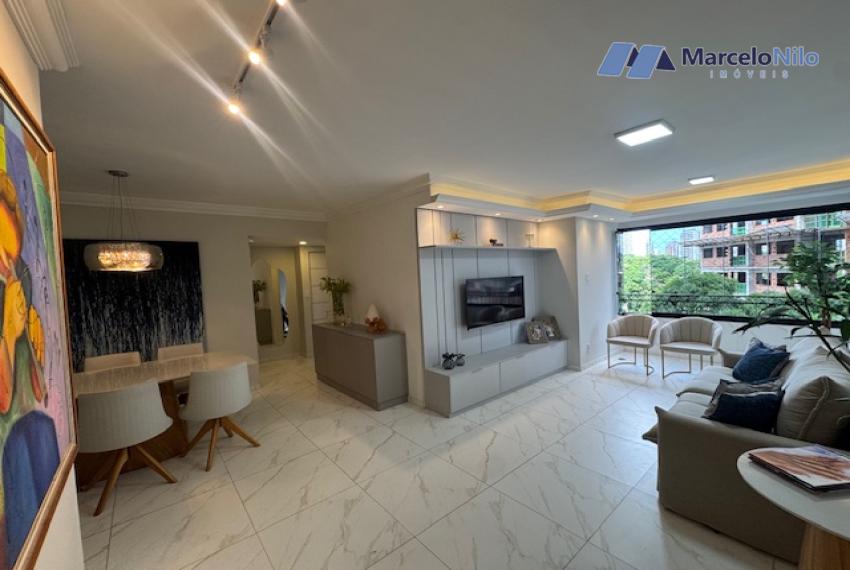 Apartamento Reformado, 87m2, 03 Quartos, 01 Suíte E Lazer Completo