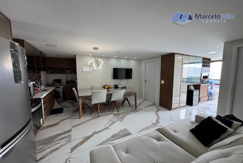 Apartamento Em Olinda, 74m2, 02 Quartos, 02 Vagas, Lazer Completo