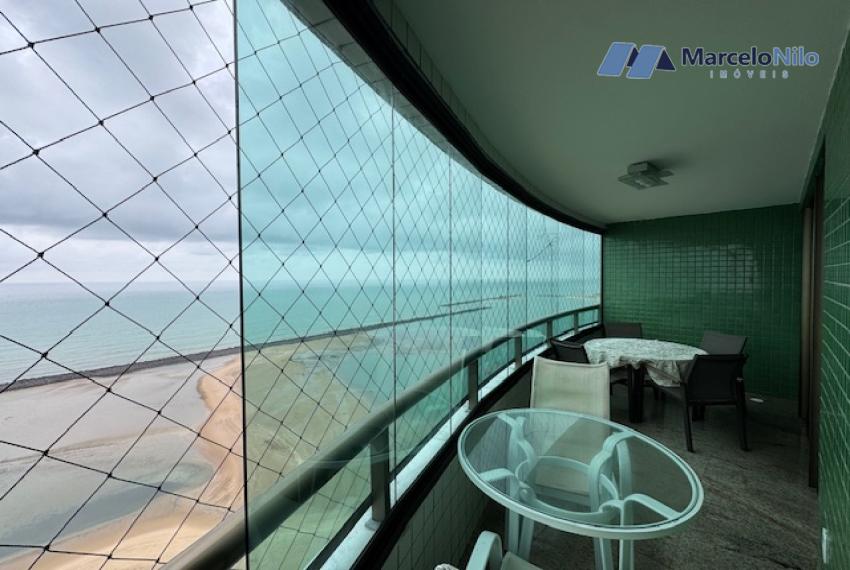 Apartamento 04 Quartos, 02 Suítes, 128m2, Beira-mar, Lazer Completo
