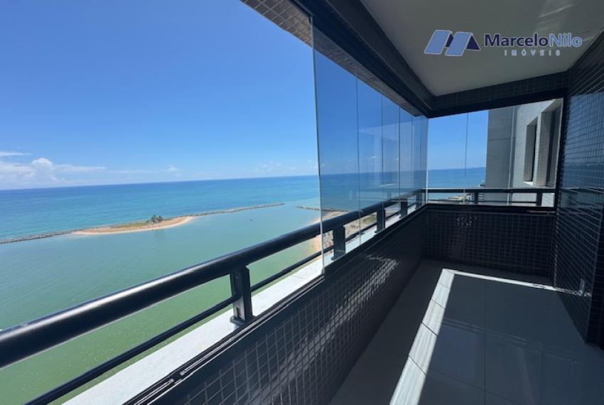 Apartamento Beira-Mar, 87m2, 03 Quartos, Lazer Completo