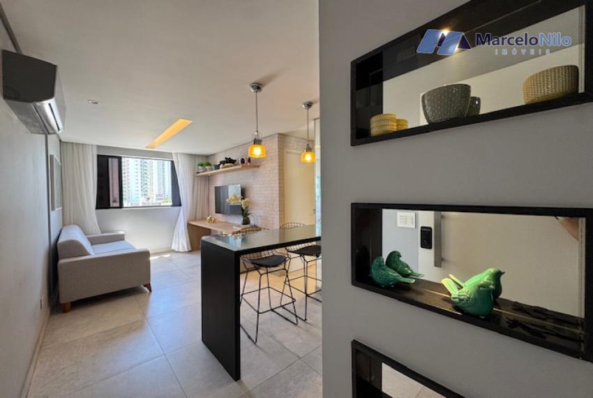 Apartamento 01 Quarto Mobiliado em Boa Viagem Com 34m2 E Lazer Completo